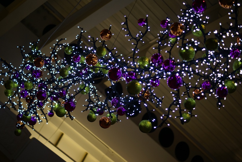 электрогирлянды в офисе