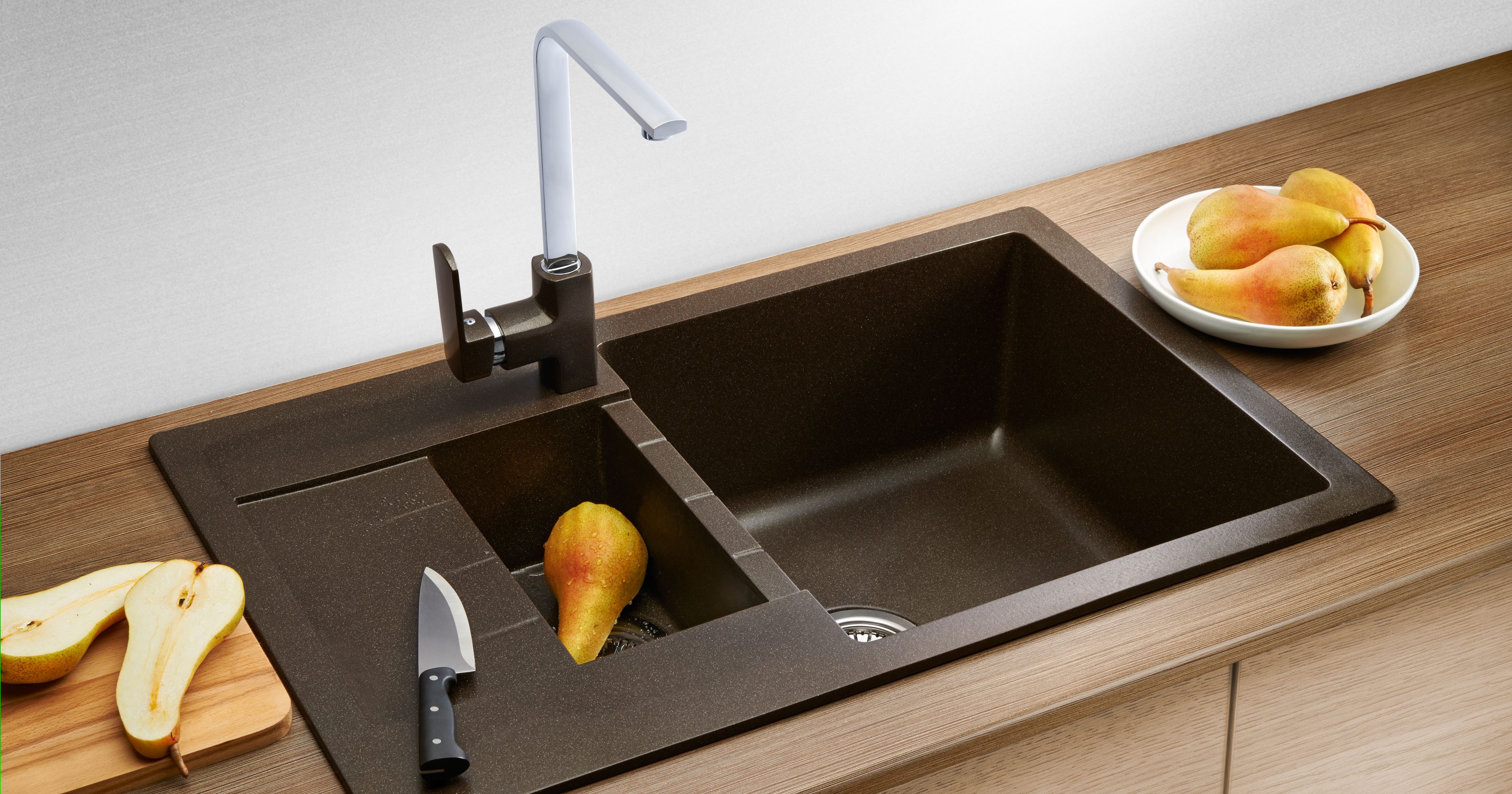 Высота и глубина мойки