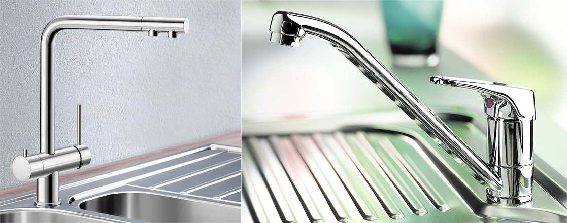 Боковой или верхний рычаг смесителя